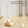 Cat Feather Toy with Suction Cup Interactive Cat String Toy with Bell And Feather Kitten Self Play Teaser Wand for Indoor Cats
