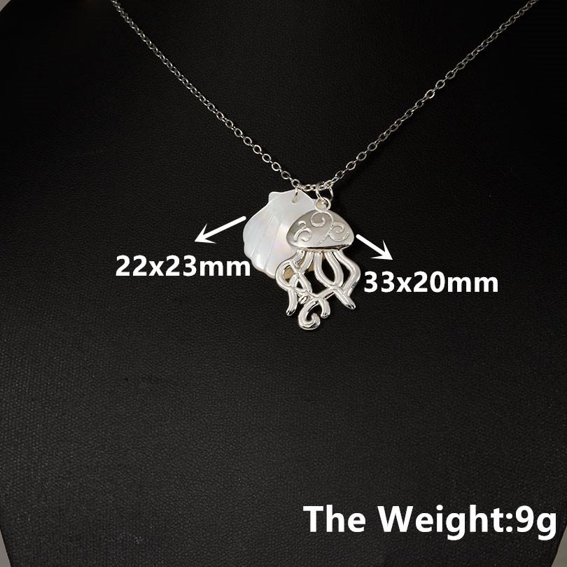 1Pc Stainless Steel Animal Starfish Turtle Octopus Seahorse Pendant Necklaces Vintage Summer Conch Shell Women Collar Jewelry