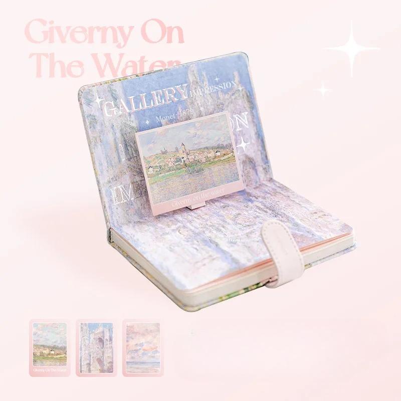 

1pcs Cute Cartoon Notebook 98 Sheets Color Pages Illustration Soft Leather Magnetic Button Diary Planner Agenda Notepad