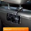 Car Headrest Phone Mount – Clip-On Design, 360° Rotatable & Retractable, Multifunctional Backseat Phone Holder