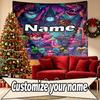 Custom Name Personalized Poppy Playtime Print Tapestry, Wall Art Decor, Bedroom, Dorm, Apartment, LivingRoom, Party Backdrop, Gift for Birthday