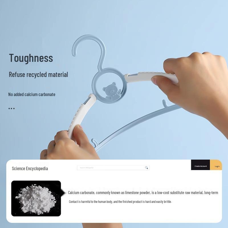 Multifunctional Non-Slip Retractable Hangers for Baby & Kids' Clothes – Small Size Drying Rack