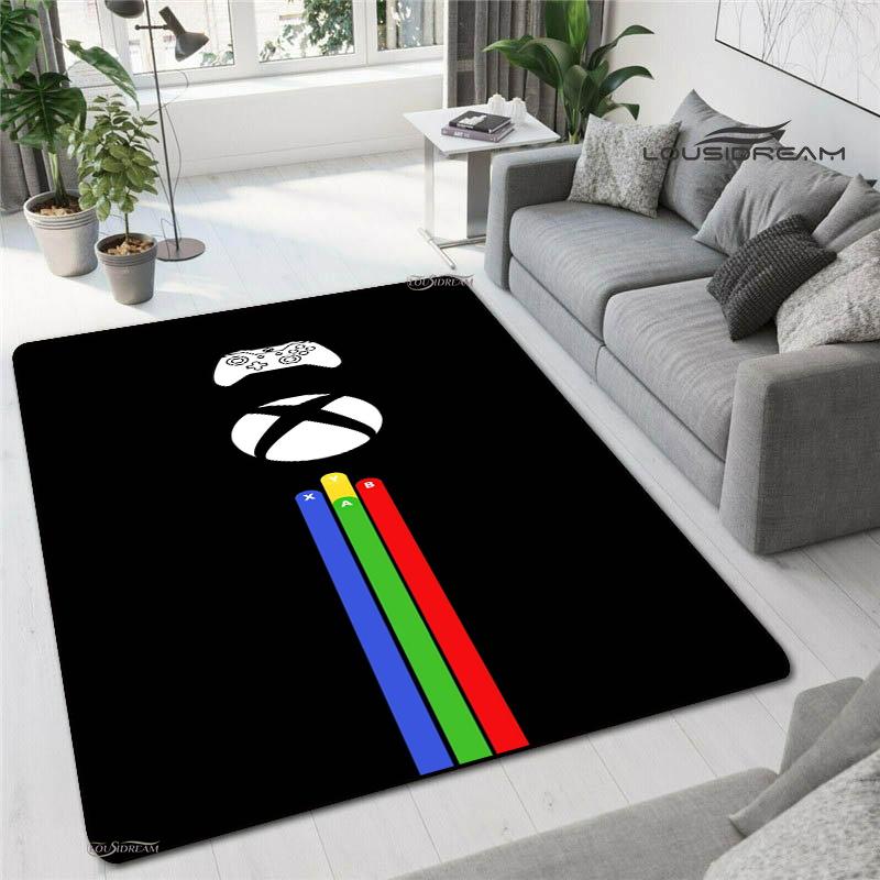 Anime Gamer Game Controller Rug Kids Play Carpet Living Room Bedroom Door Non-slip Mat Photography Props Birthday Gift Alfombra