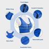 Front Zipper Sports Bra Shock-absorbing Women's Underwear Breathable Without Steel Ring Running Vest Fitness Bralette