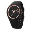Authorized Ice-watch Women's Watch 024521 ICE Glam Black Rose Gold Small Plus 37mm 3-Hand Watch