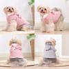 Winter Puppy Jacket Warm Fleece Dog Clothes for Small Medium Dogs Cats Cute Bow Vest Coat Chihuahua Yorkie Sweater Pet Costume