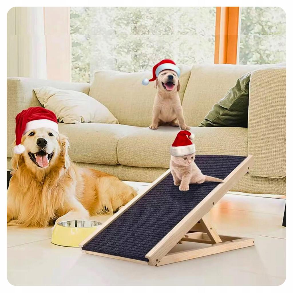 Ramp Stairs Folding Platform For Climbing For Dogs And Cats 2-Level Adjustment