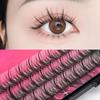 Segmented Eyelashes Bundles Fishtail False Eyelashes Lashes Extension Individual Cluster Eyelashes