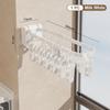 Balcony Drying Rack Folding And Rotating No Punching Suction Drinking Cup Wall Mounted Sock Rack Home Use Storage Durable