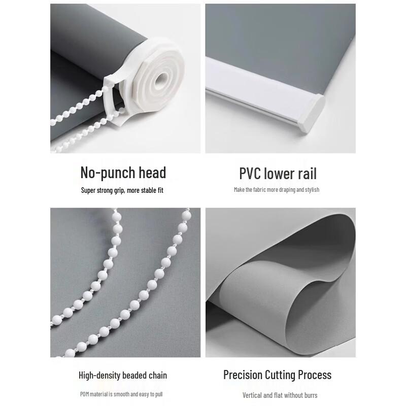 Punch-Free Thickened Roller Blind