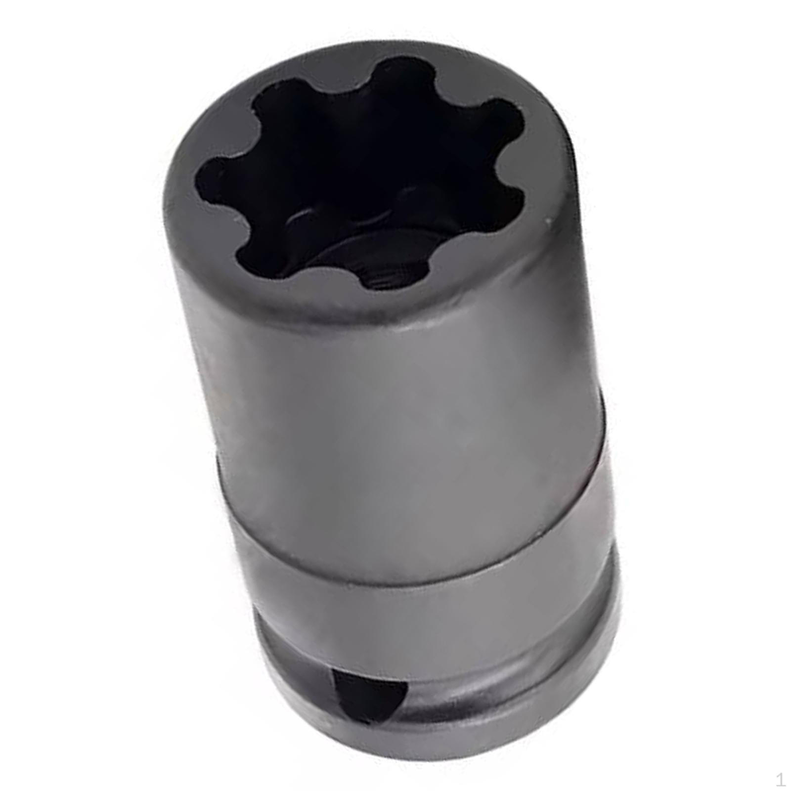 

7-зубчатая торцевая головка для тормозного суппорта, инструмент для снятия винтов колодок, замена 22 мм, 1/2 привод, ударная для S5