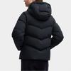 Fila Heritage Casual Elegant Fashion Versatile Duck Down Warm Padded Hooded Down Jacket Women Outerwear Legendary-Blue F11W548902FNV