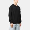 STONE ISLAND Logo Patch Crewneck Sweatshirt 'Black' Men's 101563051-A0029