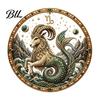 Zero Foundation Crafting Zodiac Sign Faux Pearl Art Kit, 12 Signs DIY Painting Craft Kits, Round 3D Constellation Wall Kit for Adults, Handmade