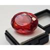 Cambodia Zircon Red 95+ Ct Oval Cut Certified Stunning Loose Gemstone