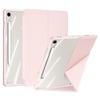 Case for Galaxy Tab S10 FE - TPU+PC+Leather/PU, Transparent