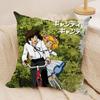Anime C-Candy Candy Cushion Cover Silky Short Plush Double-Sided Printed Pillow Case For Sofa All Seasons Home Decor Gift