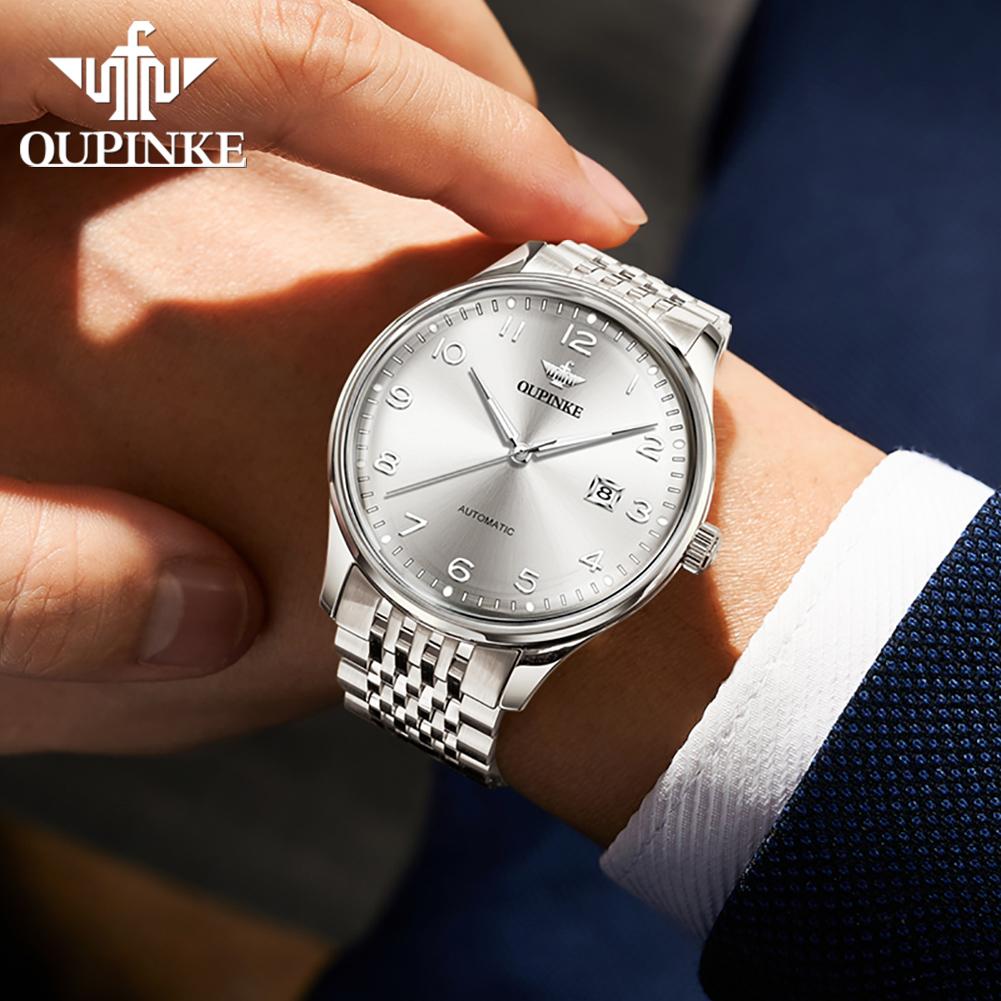 OUPINKE 3319 Automatic Mechanical Men's Watch high-end Imported Movement Watch