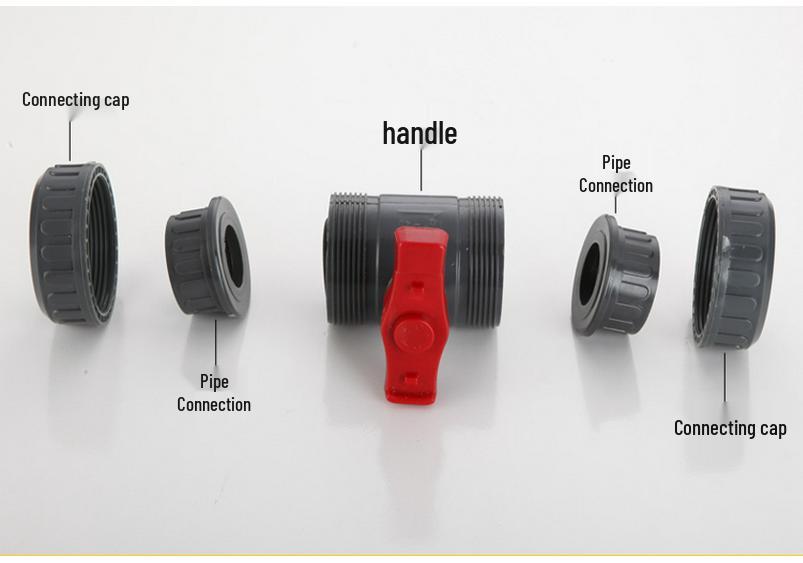 Shennan Q61F-16S UPVC Anti-Backflow Kitchen Drain Ball Valve