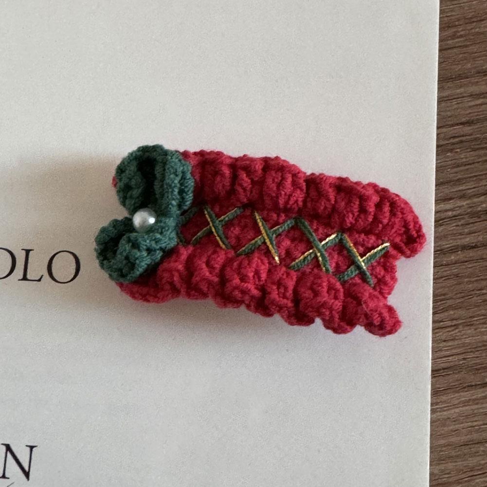 Christmas Series Hair Clips Winter Wool HairPins Christmas Tree BB Clips for Woman Girls Sweet Barrettes Children Cute Headdress