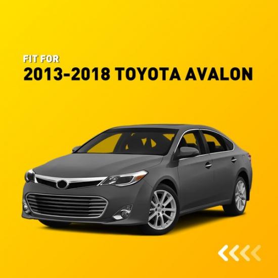 2Pc For 2013 2014 2015-2018 Toyota Avalon Leather Armrest Door Panel Cover Brown