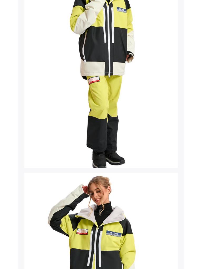 Unisex Ski Suit Set: Windproof Waterproof Warm Jacket & Pants for Single/Double Board
