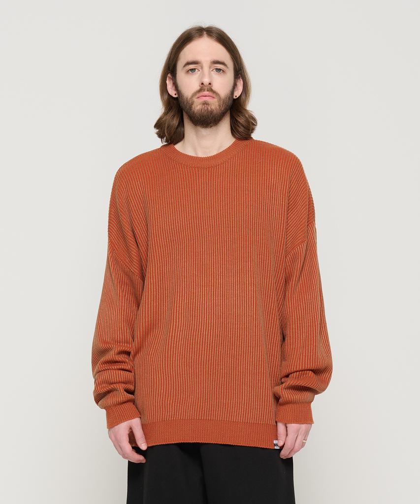 CARGOBROS Filling Two-Tone Over Round Knit (Camel)