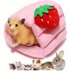 Guinea Pig Bed Warm Fleece Guinea Pig Hideout Cozy Small Animal House Bedding for Rabbit Bunny  Hamster