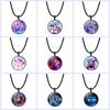 Kpop Demon Character Necklace Hunter Huntrix Cartoon Hanging Pendants Necklace for Fans Gifts Saja Band Fan Bracelet Gifts