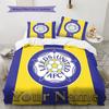 Personalisierte Bettwäsche für Leeds-Fans, Steppbett-Set, Bettbezug, Kissenbezug, Heim-Geburtstagsgeschenk (1 Bettbezug + 2 Kissenbezüge, ohne Füllung)