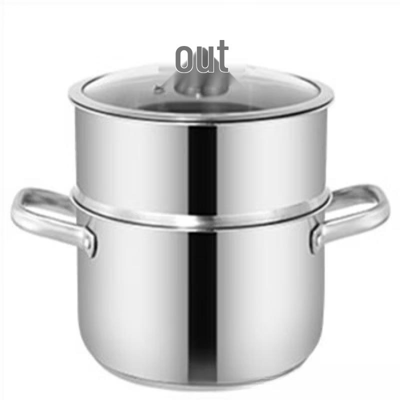 ZISIZ Stainless Steel Induction & Gas Cooktop Soup Pot