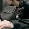 [Pouch Included] Flower-decorated Knotted Keyring 3 Colors JAHO6E290BK JAHO6E291R2 JAHO6E292SV