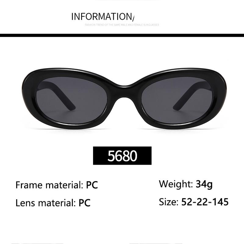 Simple And Fashionable Match With Street Photography Trendy Women's Ultraviolet Sunglasses Cat Eye Sunglasses MN5680