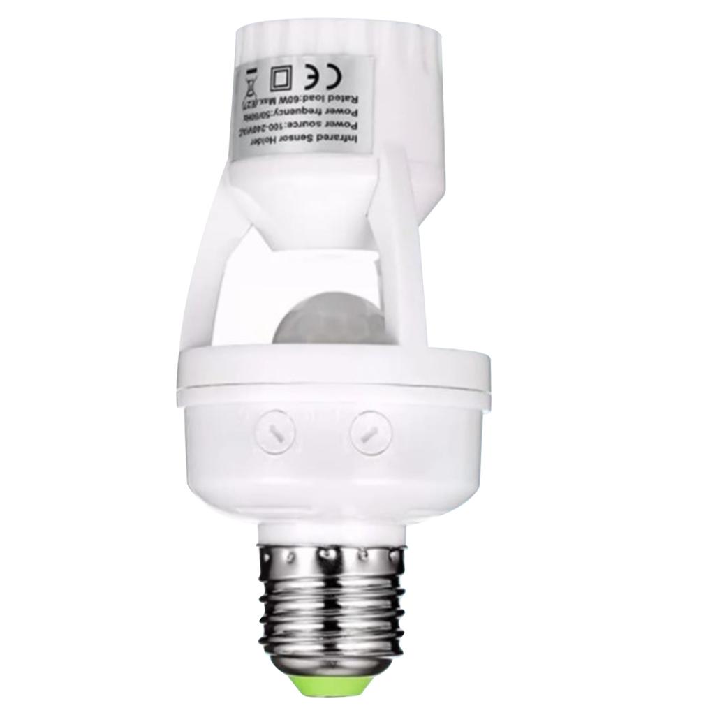 Sensor Bulb Light Switch Motion Detection Infrared Induction Adjustable Screw Bulb Control Switch