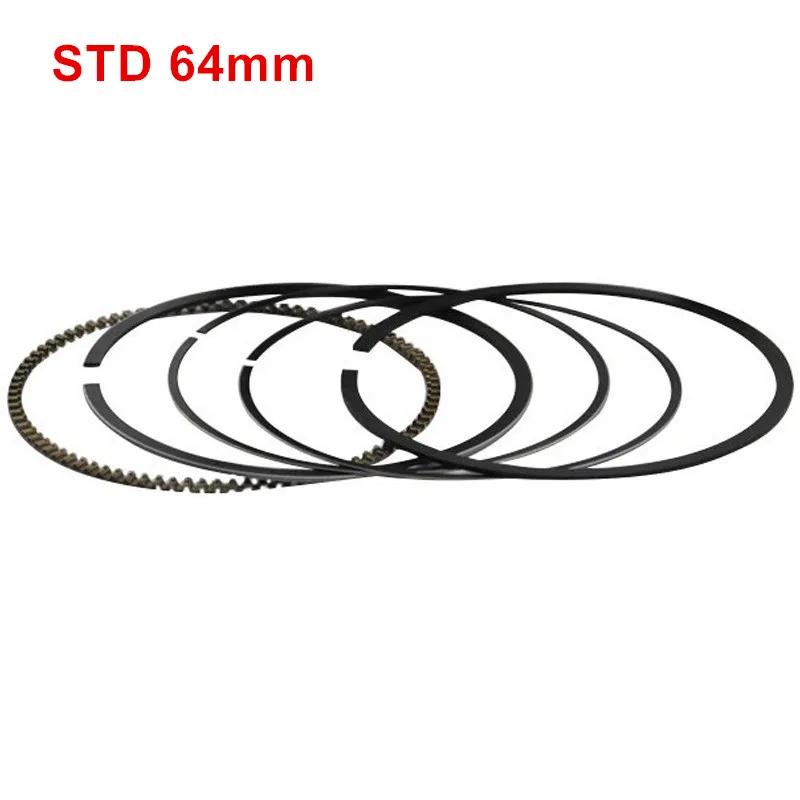 Motorcycle Piston Ring Kits For Honda Steed KWO 400 Steed400 KWO400 BROS STD Bore Size 64mm 64.25mm 64.5mm +25 +50