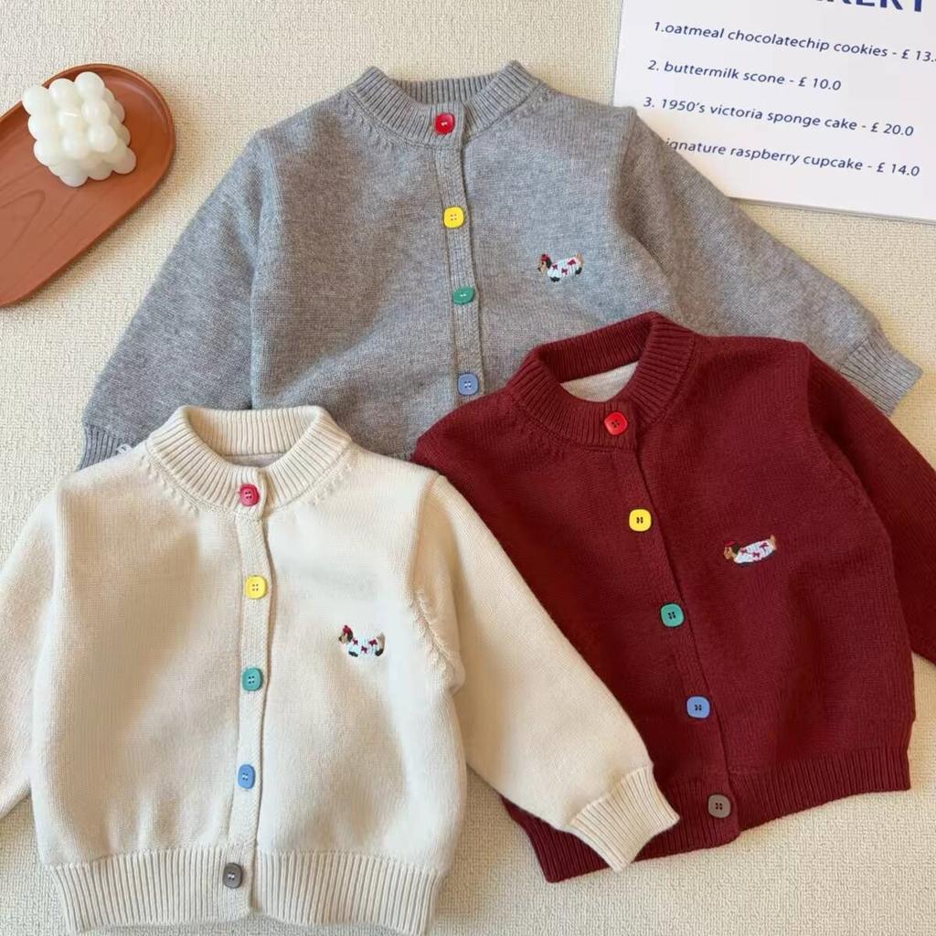 Kids Double Layer Thick Knit Sweater Warm Soft Winter Top for Boys and Girls
