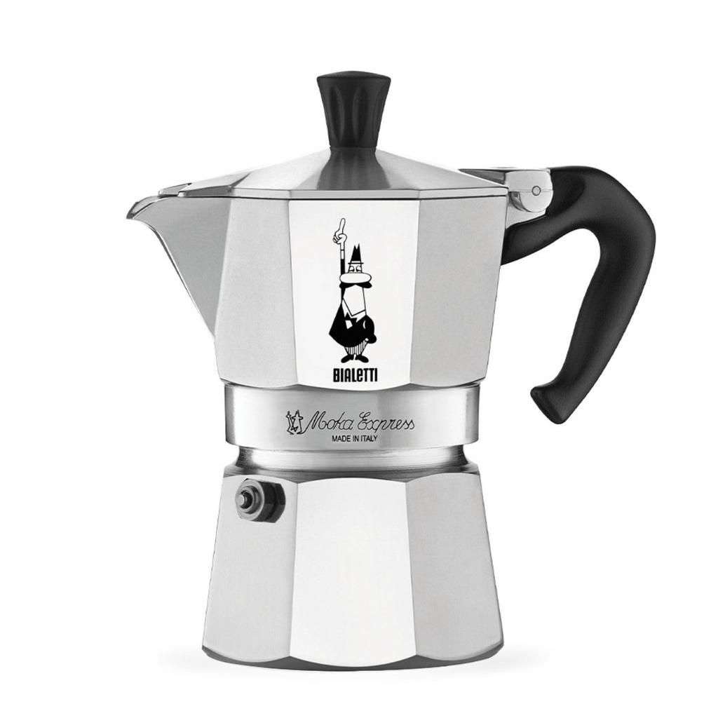 Bialetti Moka Express 3-Cup Stovetop (Coffee Maker, Espresso Maker, Mocchinetta)