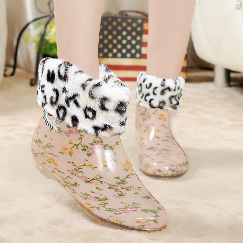 

Jelly rainboots women rain boots new fashion rubber water shoes snow shoes low woman garden shoes 140430-29 40