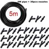 5M/1M Car Wiper Blade Pipe Windshield Wiper Tube with 30/3Pcs T/Y/I Type Splitter Windshield Washer Hose Connector Windshield