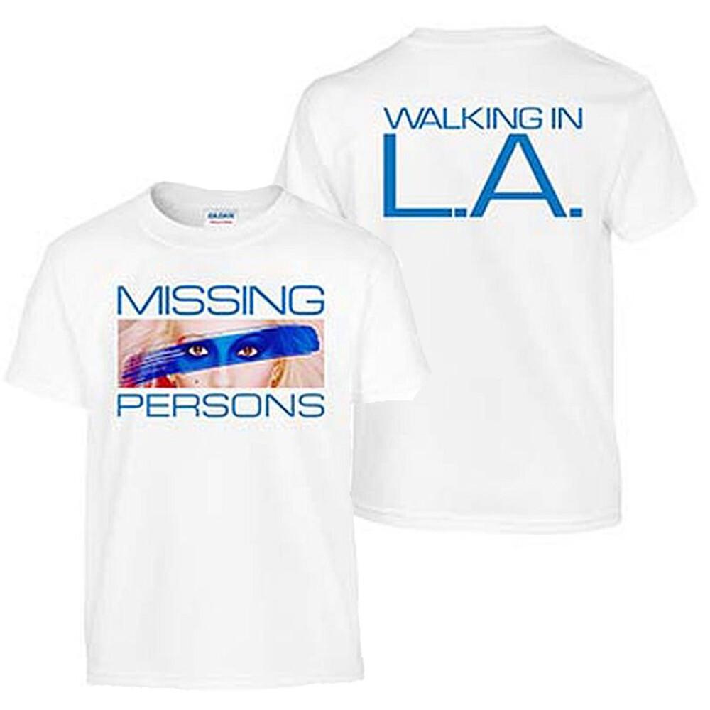 Missing Persons Walking In LA Double Sided T-Shirt XL