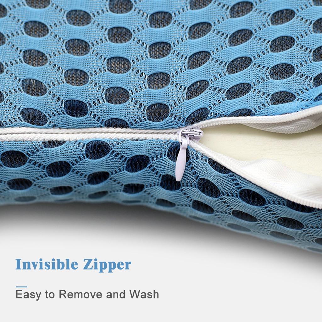 Lumbar Back Memory Foam Support Back Cushion Home Office Car Seat