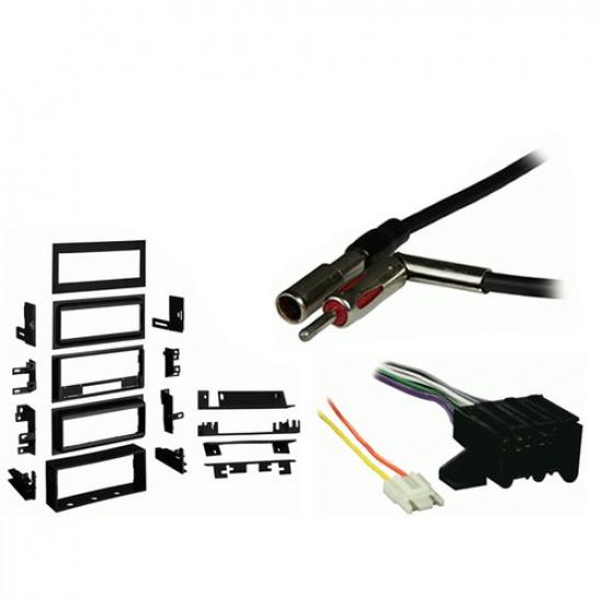 Fits Cadillac Fleetwood 1988-1989 Single DIN Harness Radio tall Dash Kit