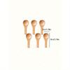 1pcs Wooden Long Handle Spoons For Eating Soup, Coffee, Honey, Jam And Other Condiments