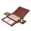 24-Fächer Leere Reise-Aquarellpalette Box Tragbare Skizzenbox mit Pinselwaschbecher zum Malen 24 Fächer
