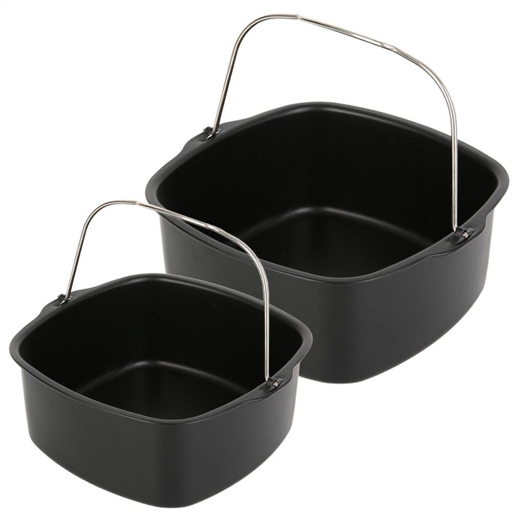 Air Fryer Cake Barrel Pans Tray Basket Cake Mold Baking Barrel Heat Resistant Kitchen Cooking Tool for Brownies Casata Home