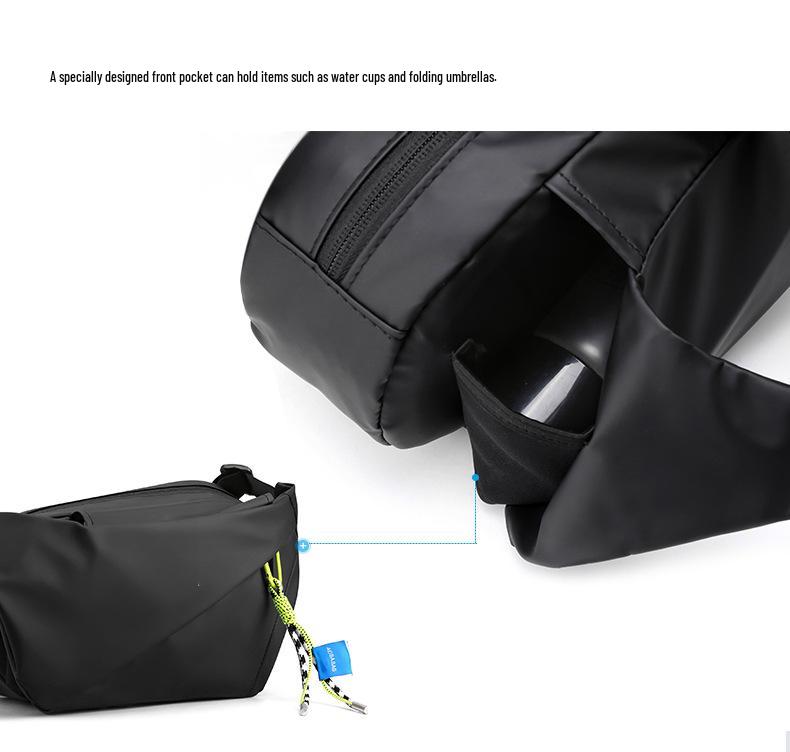 Men's Trendy Crossbody Motorcycle Bag - Multifunctional Sport Riding Messenger/Shoulder Waist Bag (Lightweight)