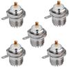 5-10PCS UHF SO239 Female Jack Connector Bullkhead Nut Solder for Panel Mount RF Coaxial Adapter