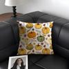 Pumpkin Cushion Cover Natural Linen Organic Fabric Double-Sided Printing Sofa Home Decor Gift Pillow Case