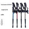 4-Section Aluminum Alloy Trekking Pole – Straight Handle for Hiking, Climbing & Travel