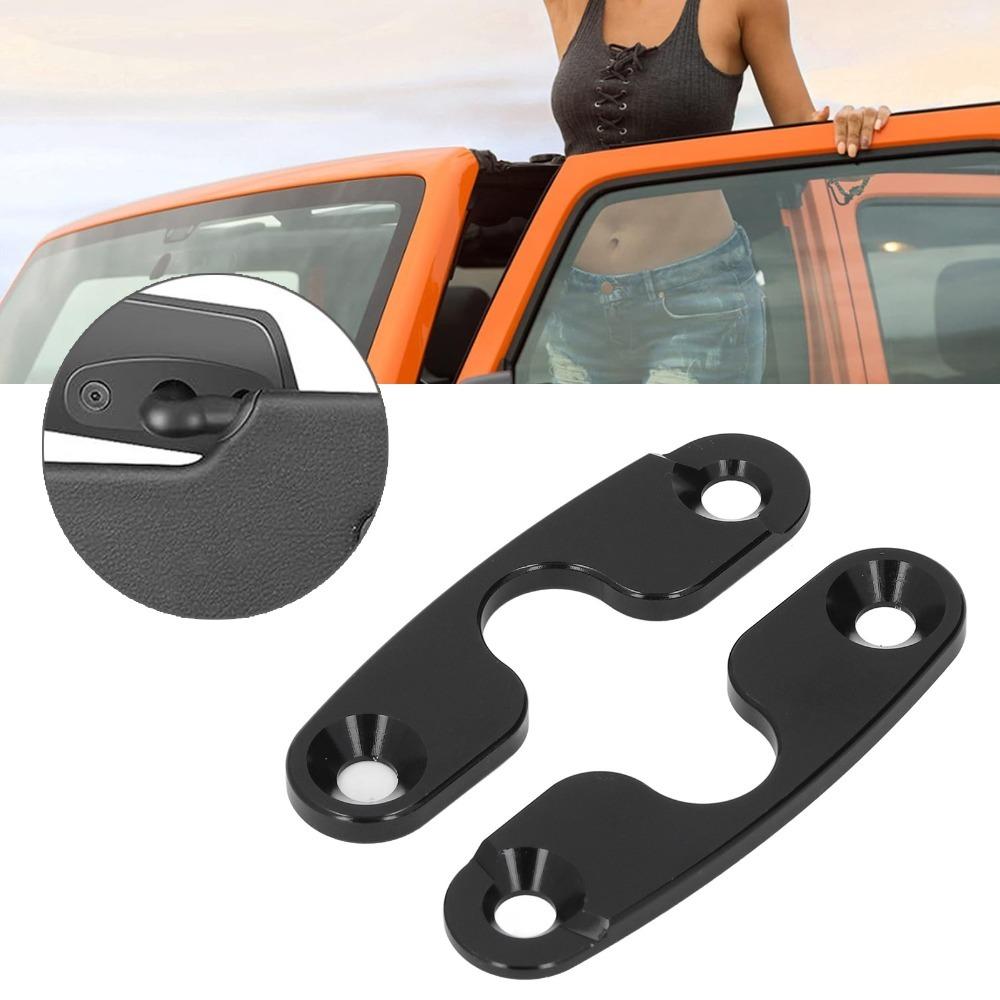 2pcs Round 2 Design Sun Visor Repair Kit Aluminum Alloy Visor Kit Driver Side & Passenger Side
